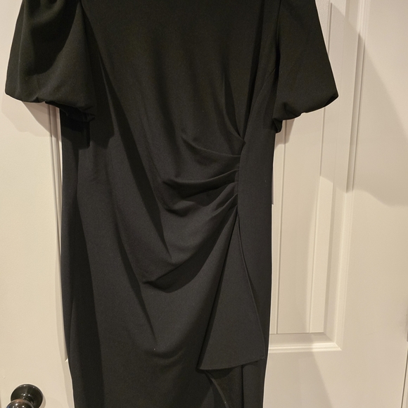 DKNY Asymmetrical Black Dress - Picture 4 of 10